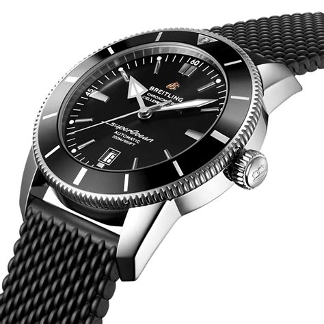 breitling superocean heritage 46 rubber strap|breitling superocean 46 chronograph.